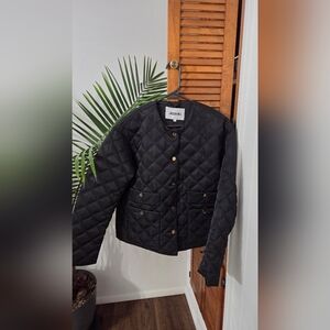 Jason Wu Black Quilted Puffer Jacket